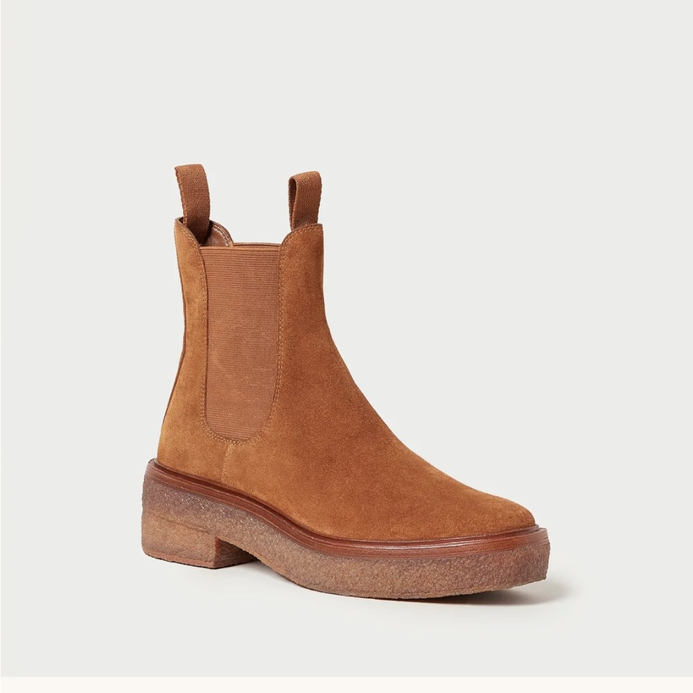 NWOB Loeffler Randall Raquel Cacao Pull On Boot Sz 11